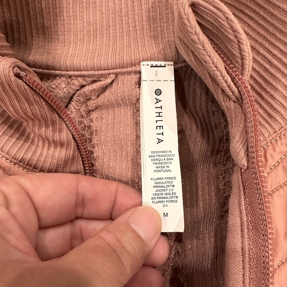 Athleta Women's Pink Jacket Medium - Picture 6 of 7